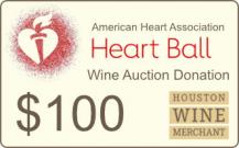 American Heart Association - $100 Auction Donation