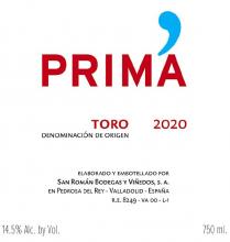 San Romn - Toro Prima 2020 (750ml) (750ml)